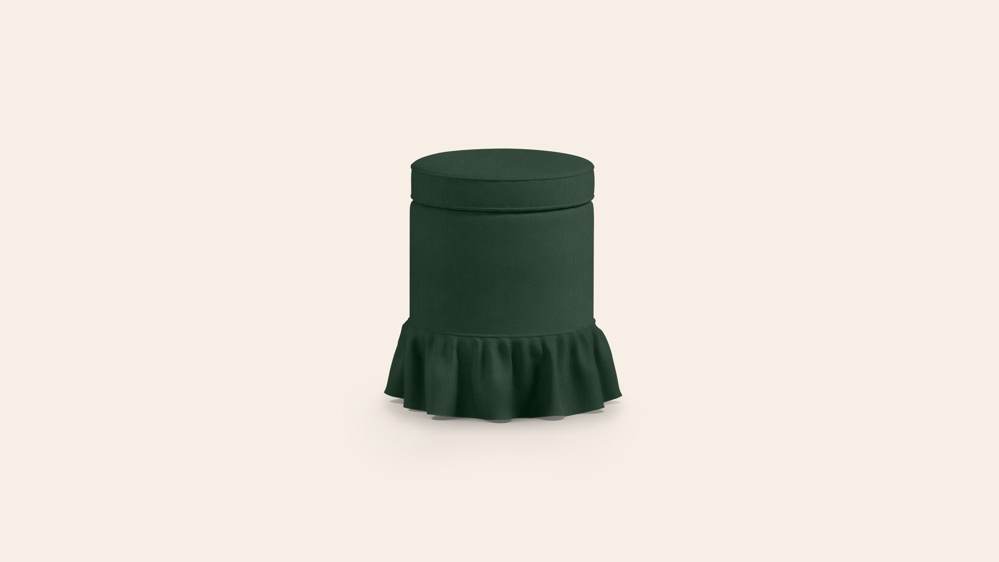 Aurora Footstool, Olive