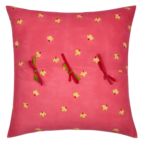 Cotton Cushion Cover 60x60cm Indonesian Redrose