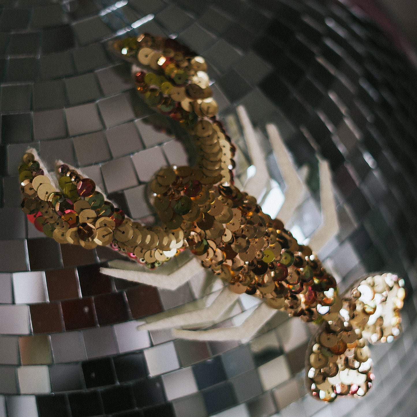 Lorenzo the Lobster Sequin Ornament