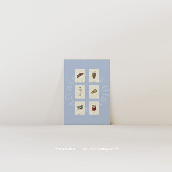 Signature Snacks Set Print