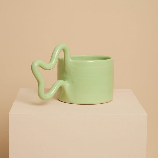 Wiggle Mug - Mint Green