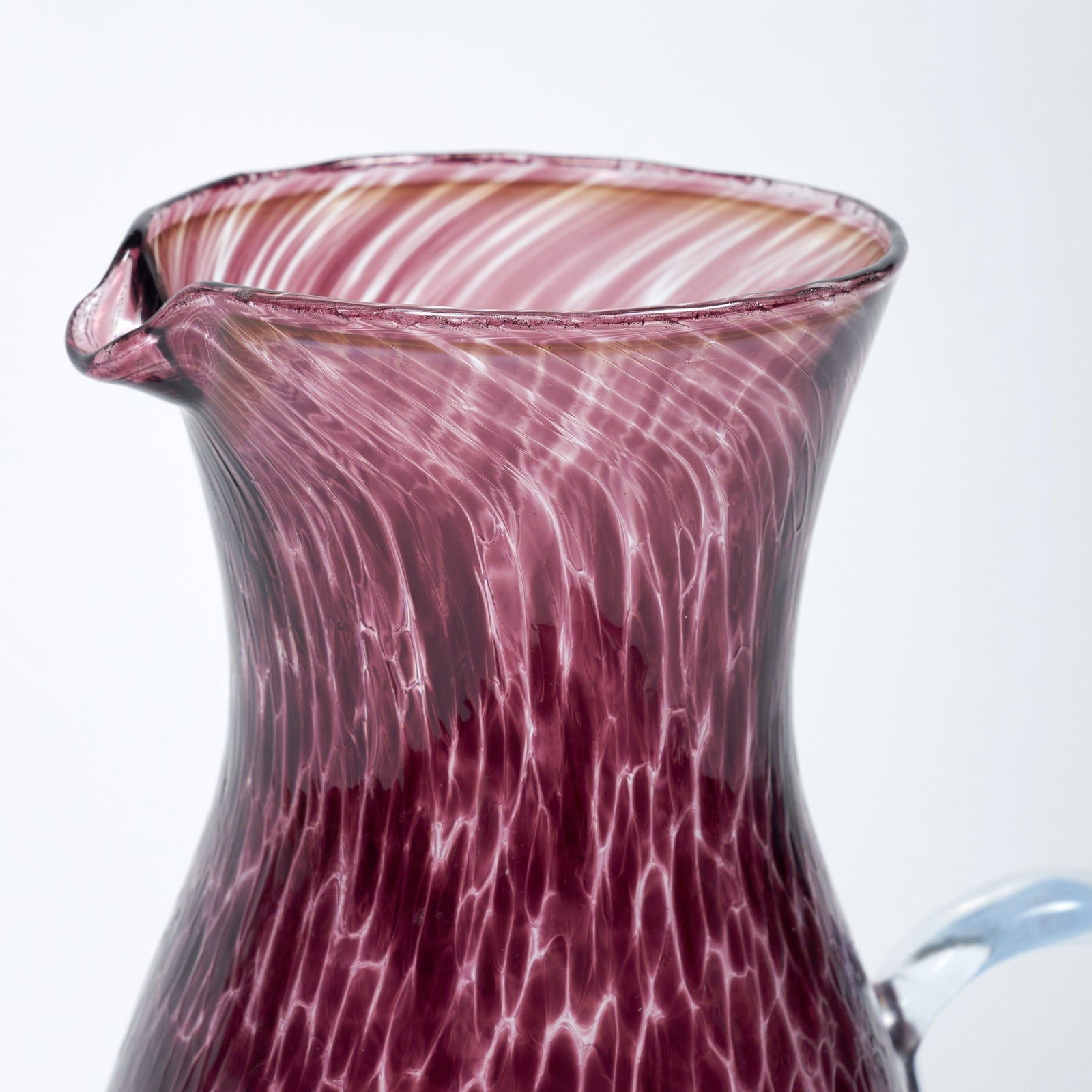 Burgundy Murano Jug