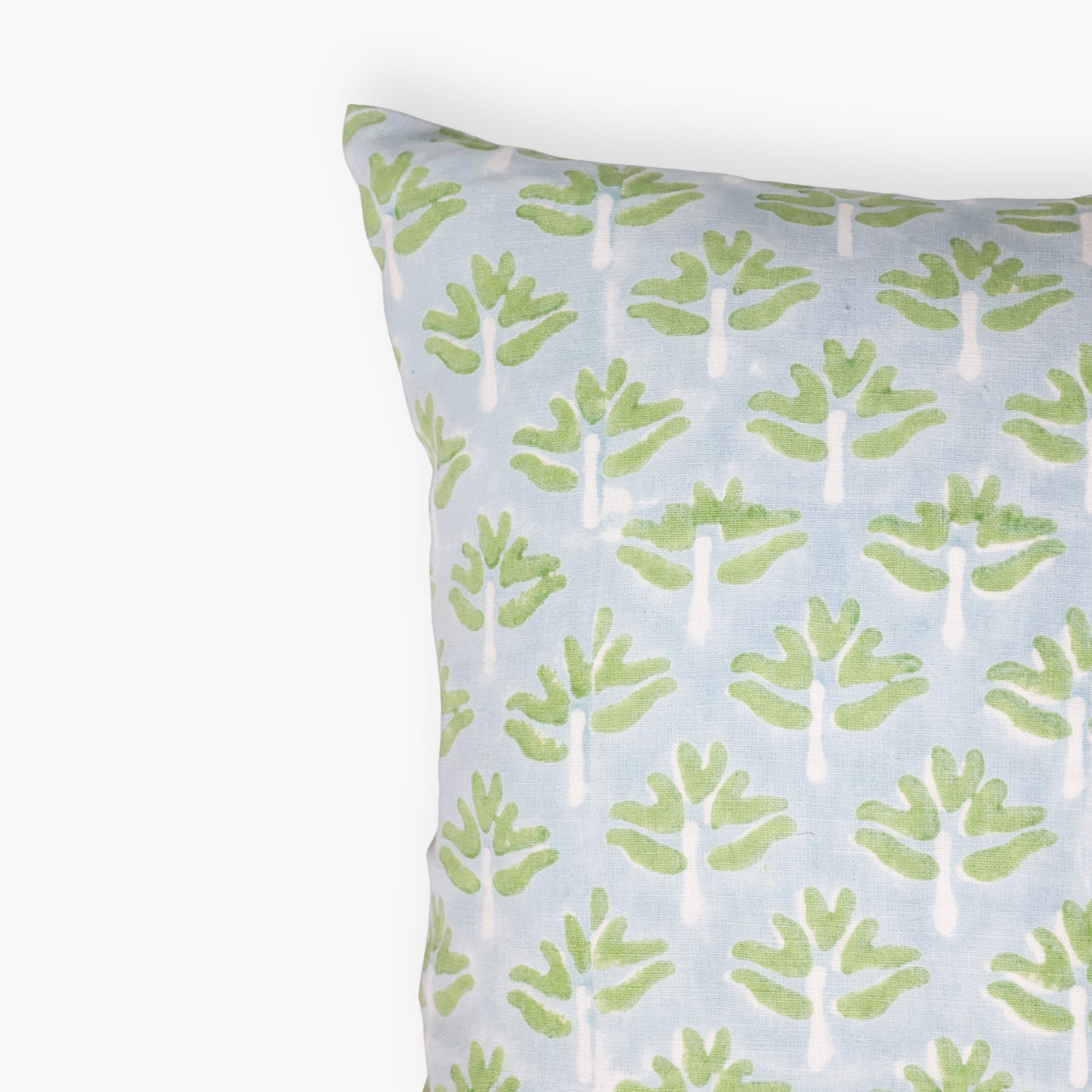 Zeenat Throw Pillow Cover - Powder Blue