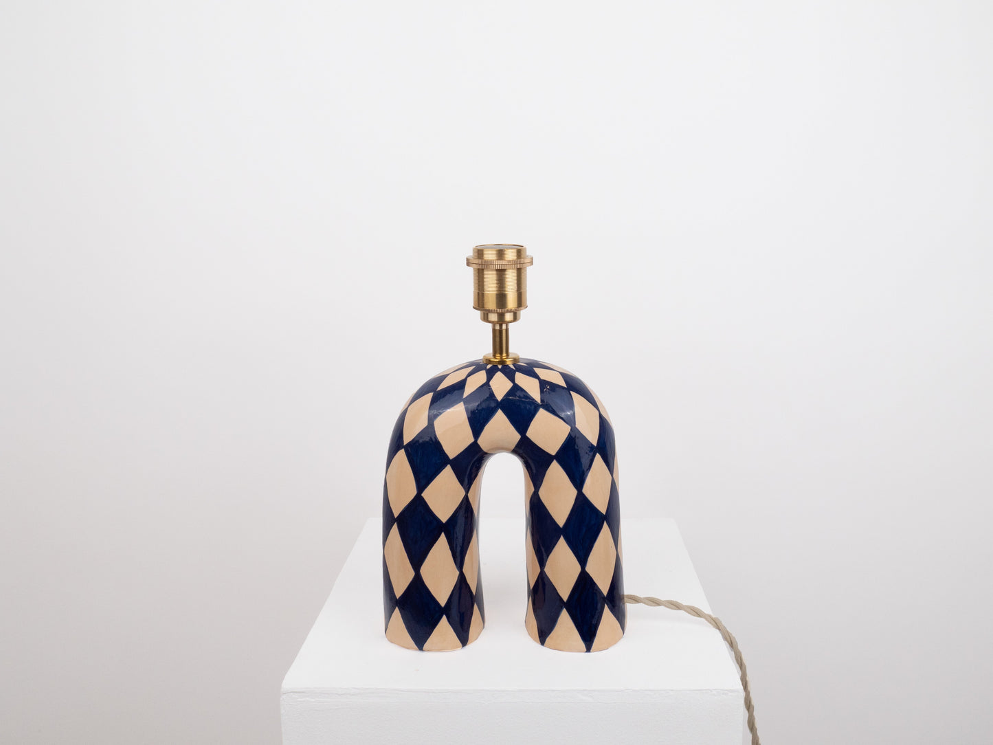'You' Table Lamp - Blue Diamond