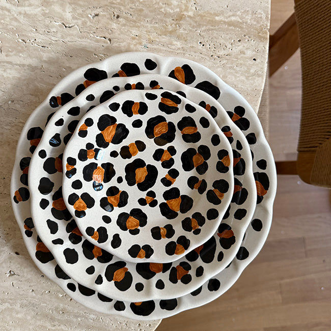 Leopard Plate 25cm