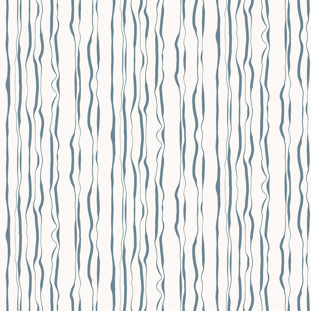 Indian Ink Wallpaper - Stone Blue