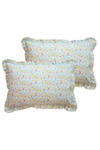 Frill Edge Pillowcase Made With Liberty Fabric Betsy Sage