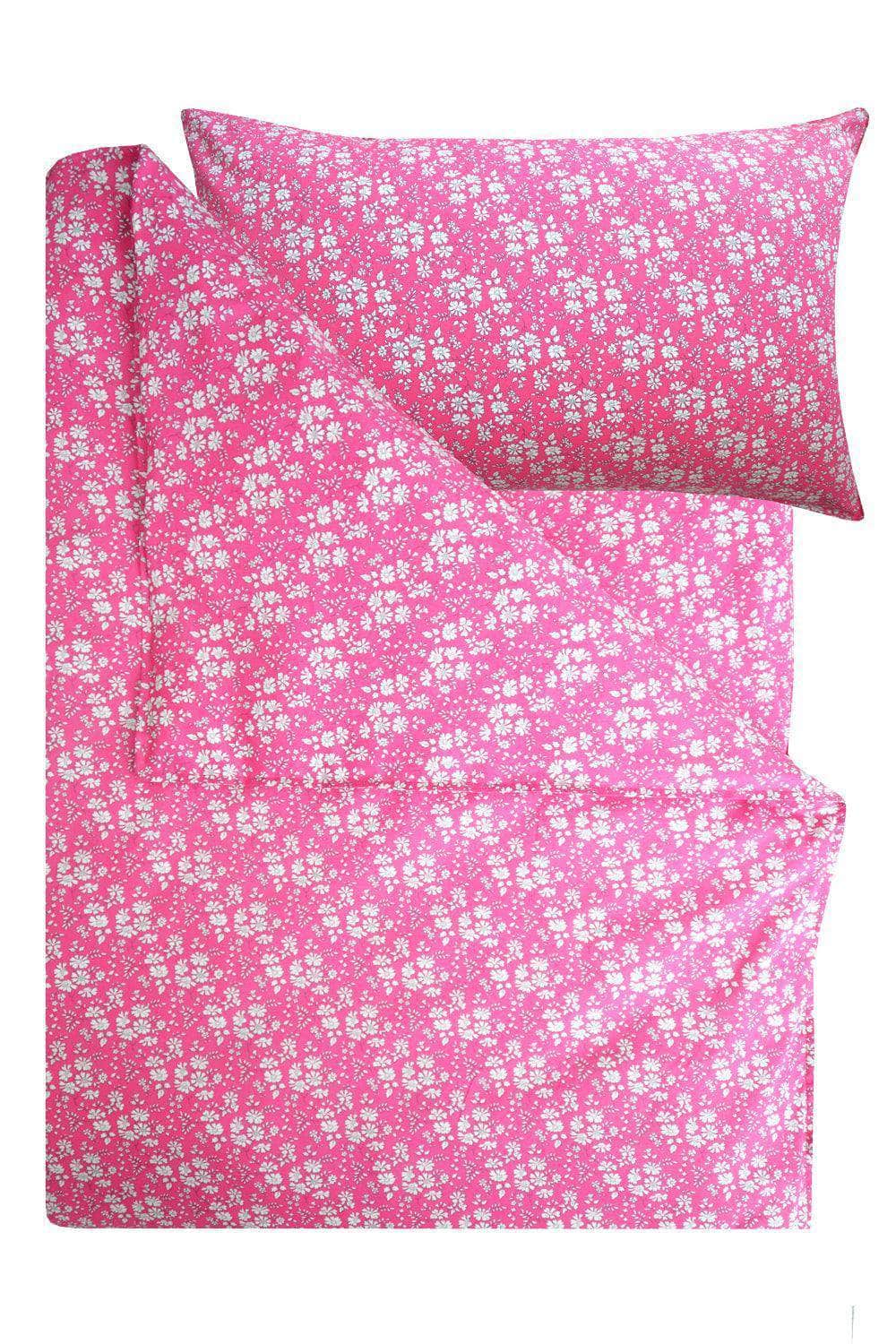 Bedding Made With Liberty Fabric Capel Fuchsia