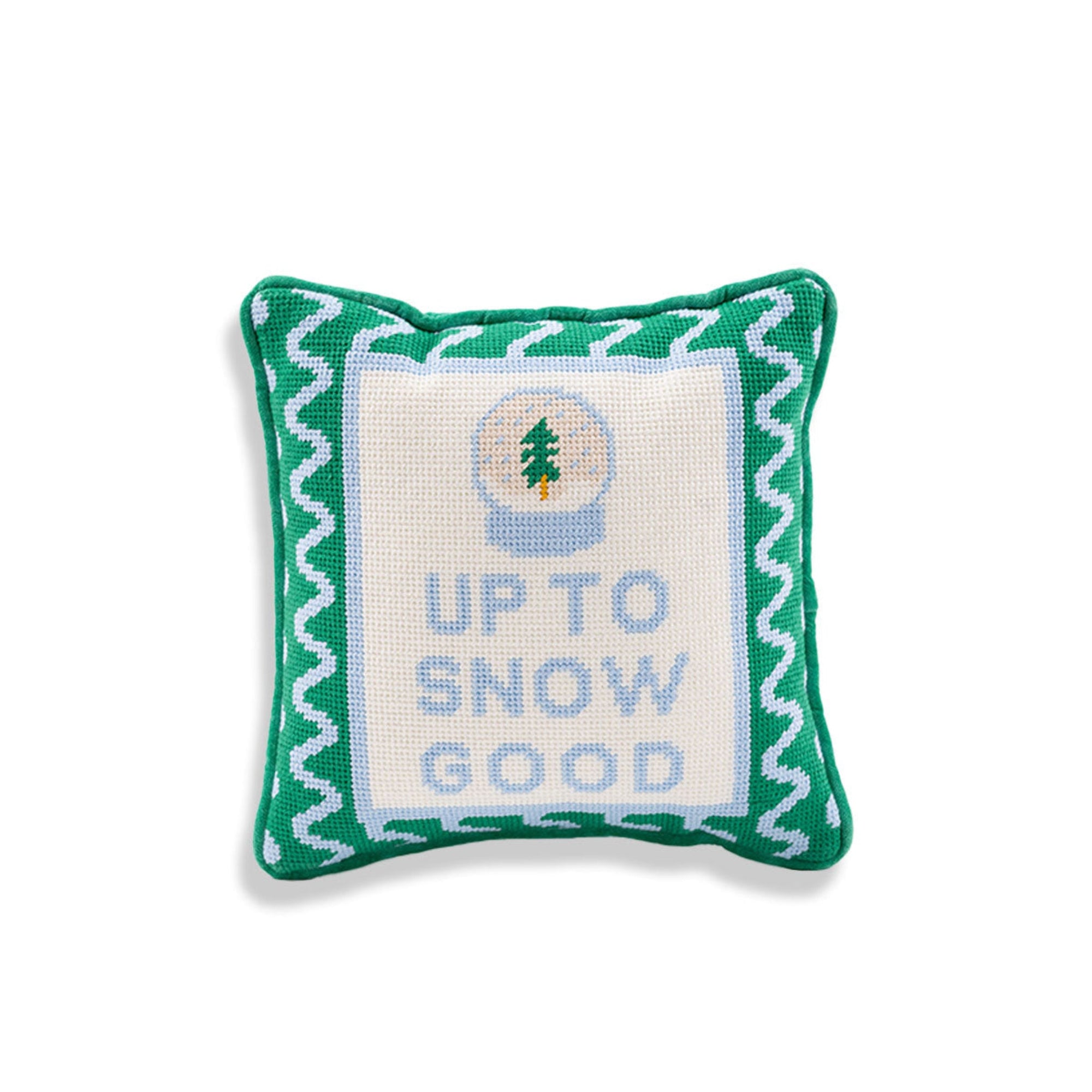 Up to Snow Good Needlepoint Pillow