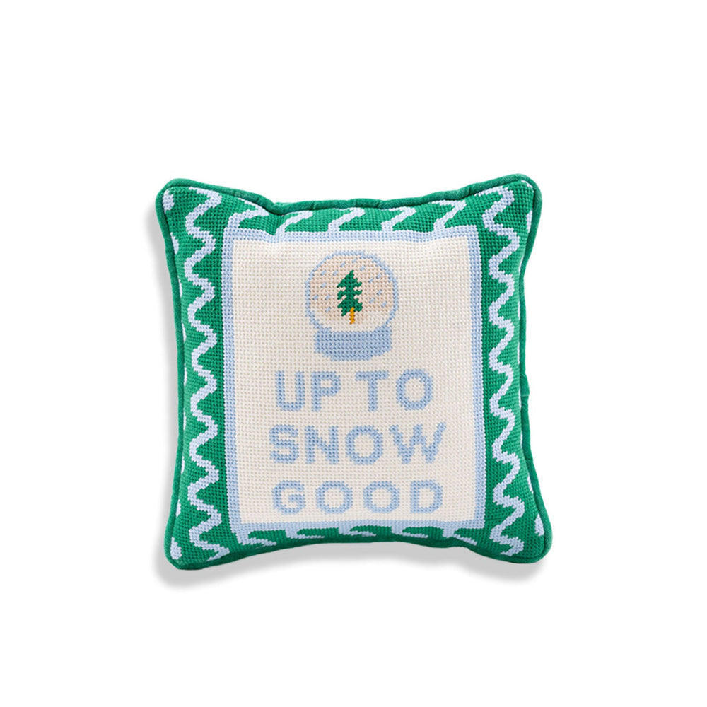 Up to Snow Good Needlepoint Pillow