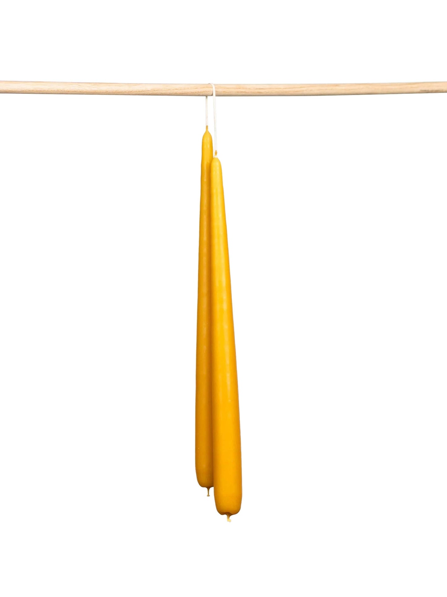 Curry Tapered Candles - Set of 2