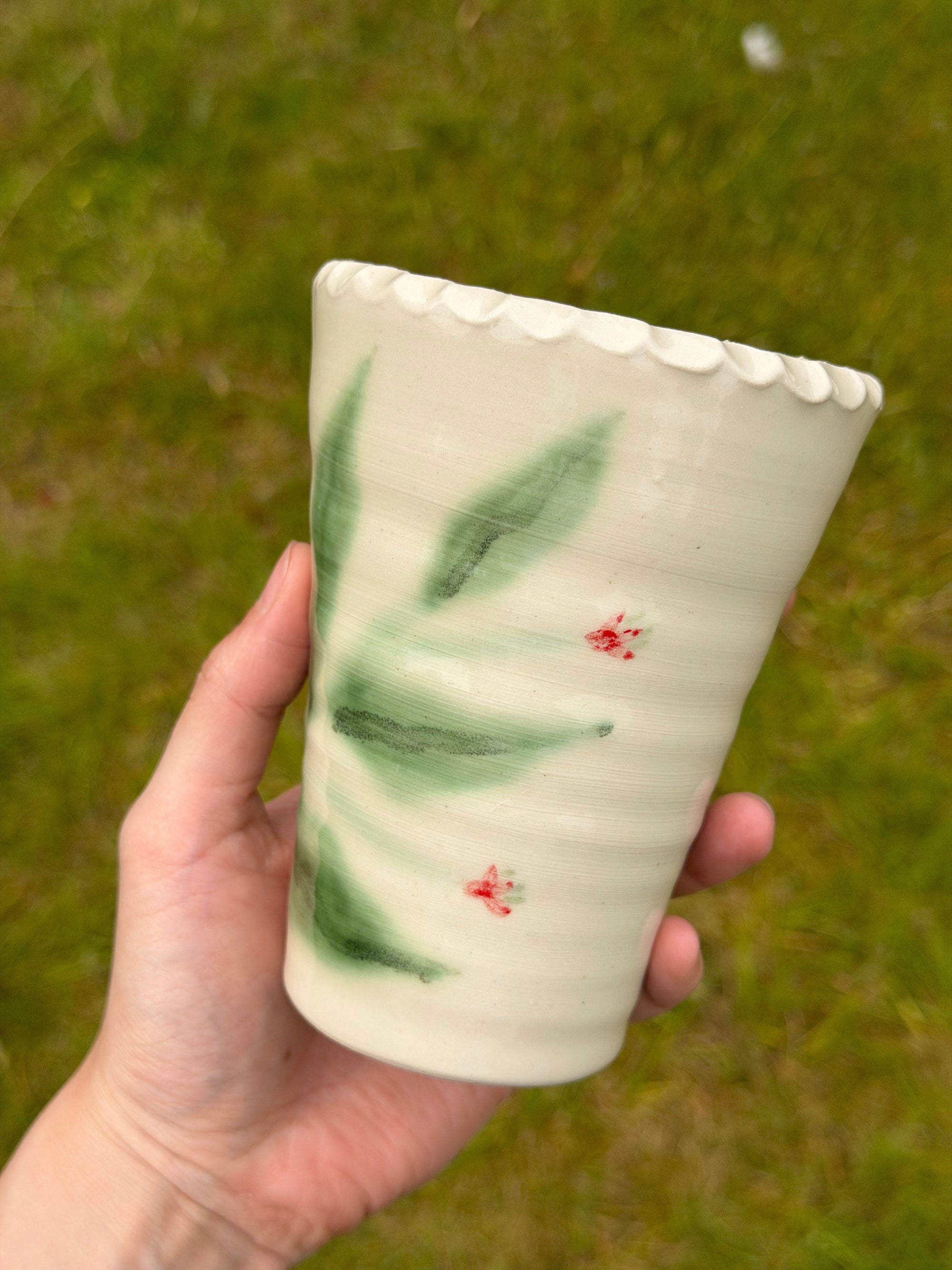 Fucshia Vase - #11