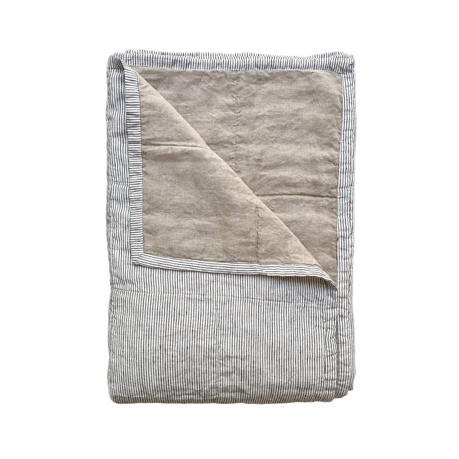 Miller Linen Quilt Striped - OEKO-TEX Certified