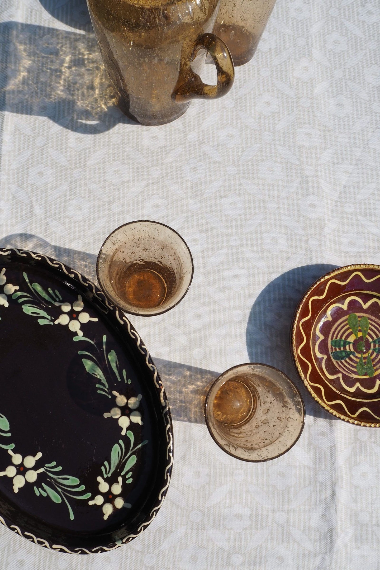 Mattea Off White Tablecloth