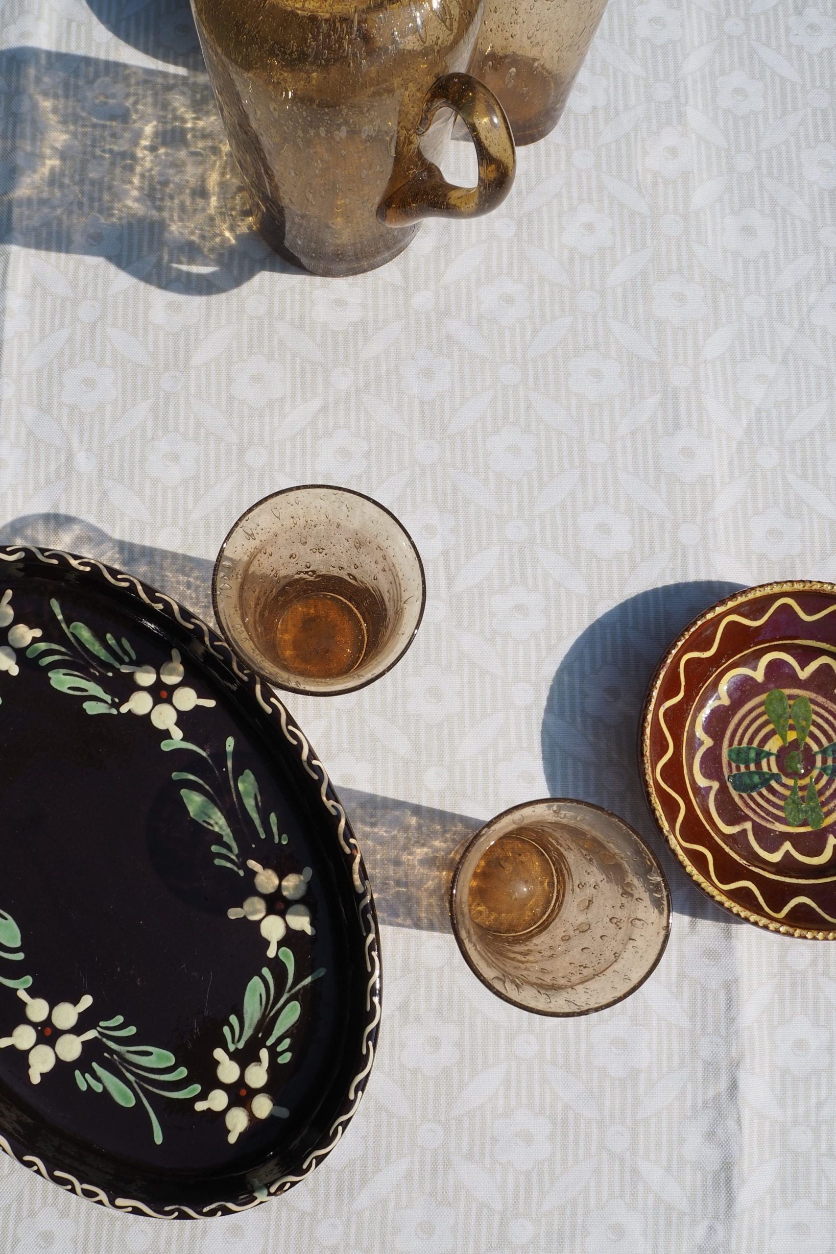 Mattea Off White Tablecloth