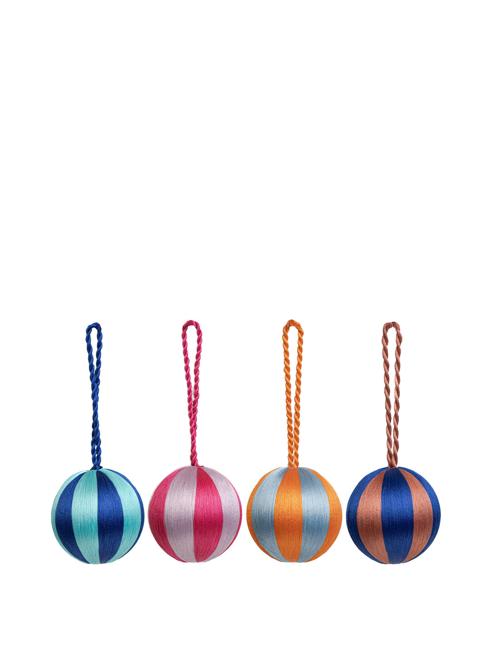 Stripe Bauble S Set/4 - Multi Colour