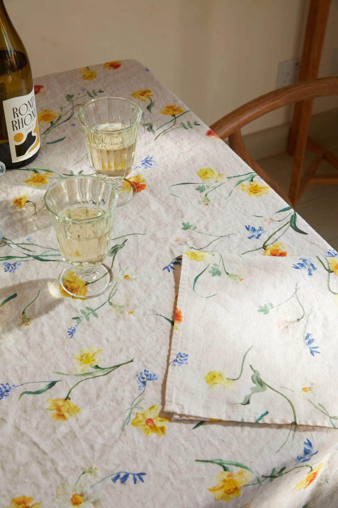 Spring Bulbs Linen Napkin