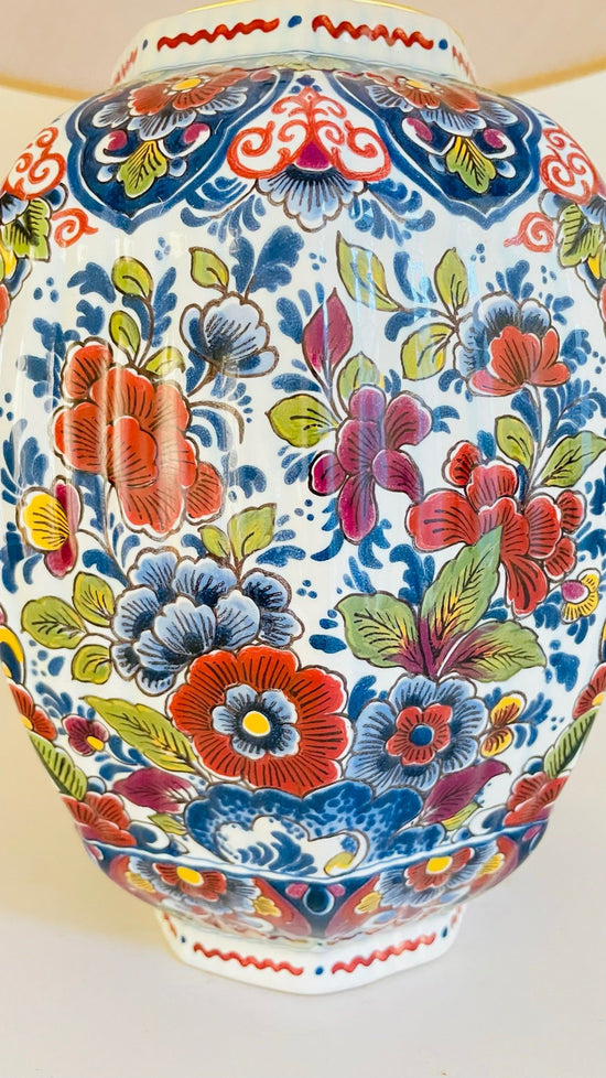 Antique Delft Lamp