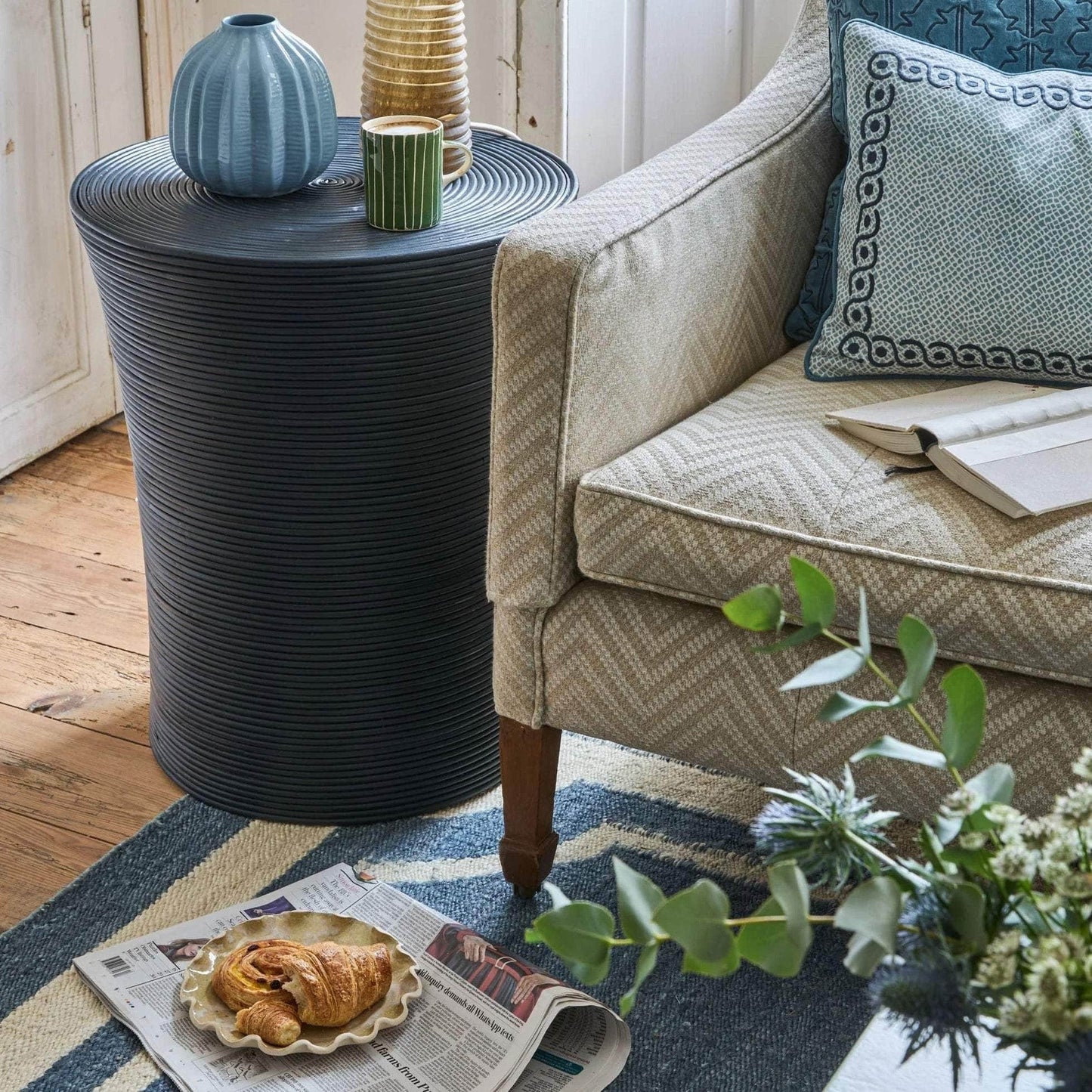 Villa Jute Rug - Blue