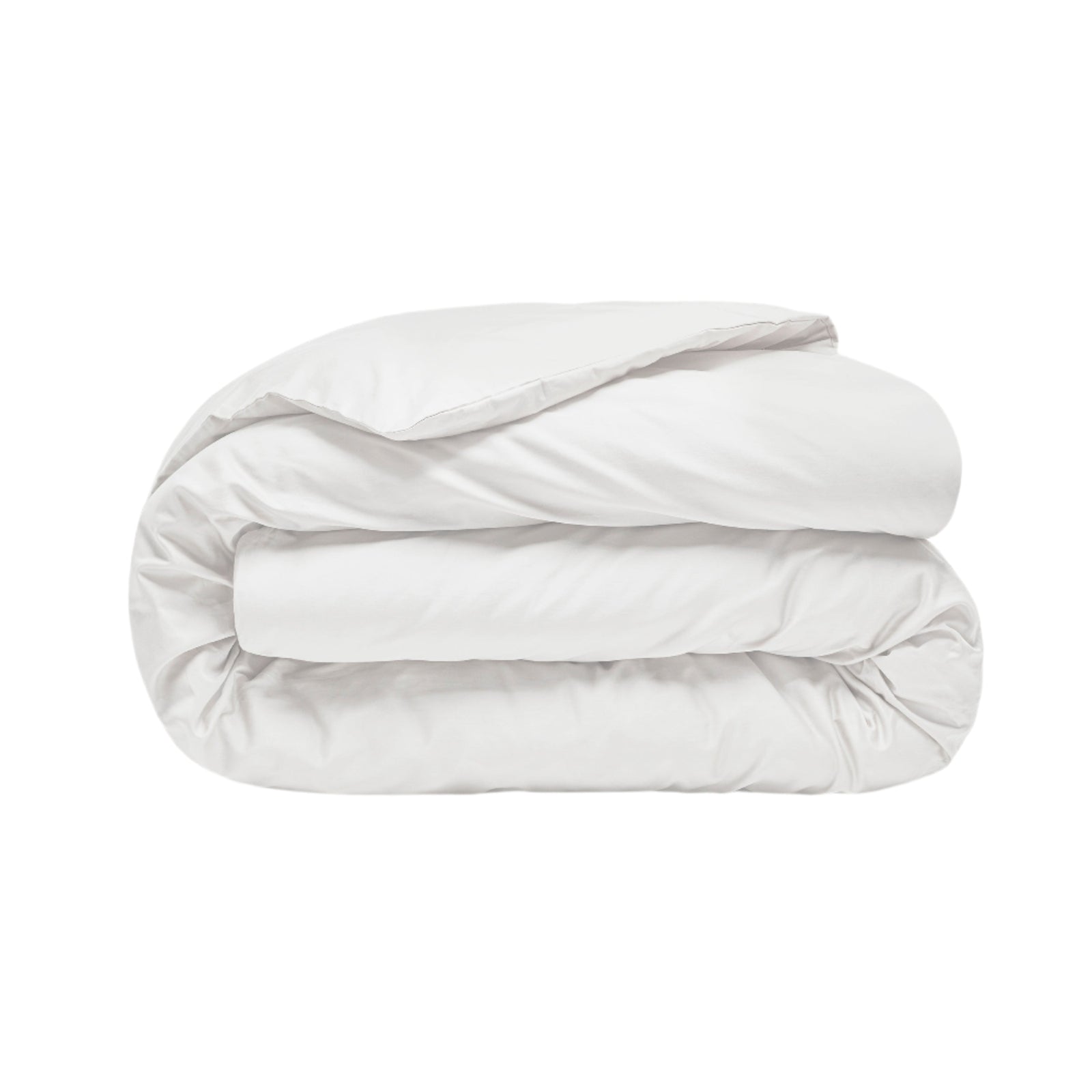 Percale Organic Cotton Duvet Cover - Midwinter White