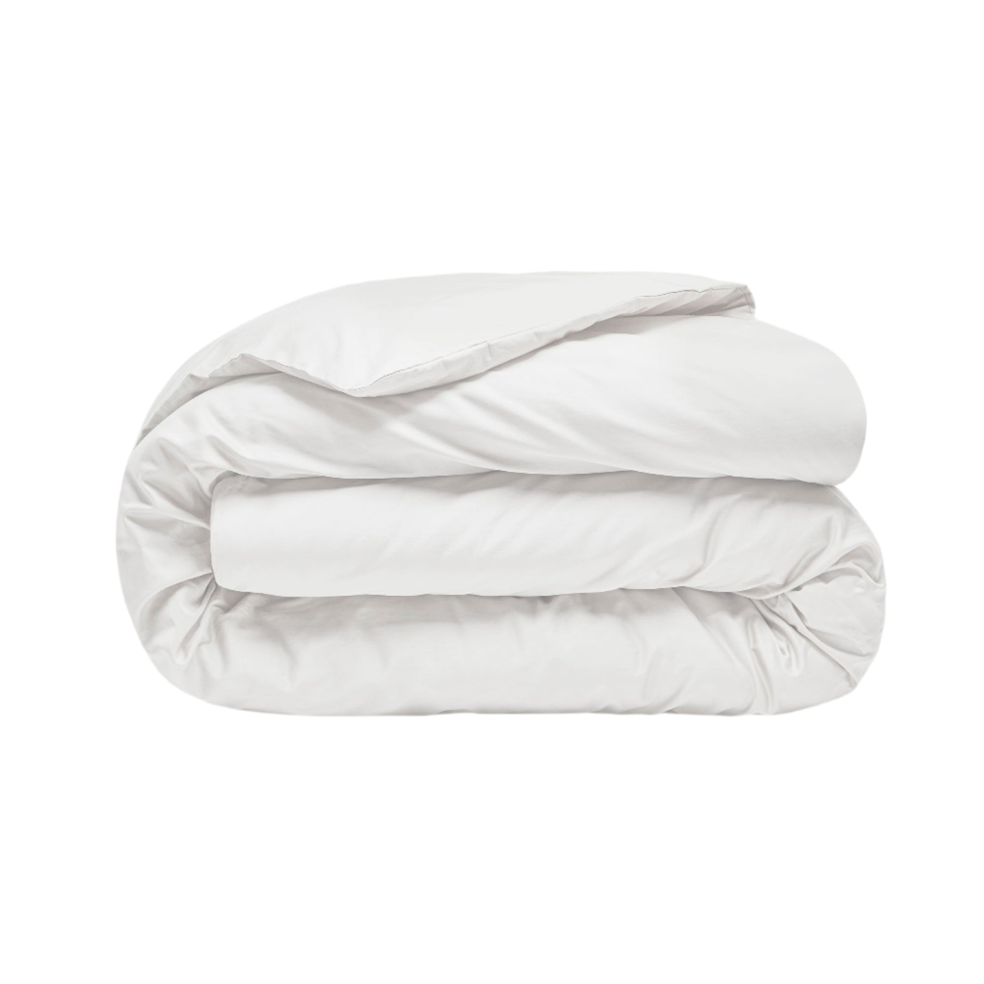 Percale Organic Cotton Duvet Cover - Midwinter White