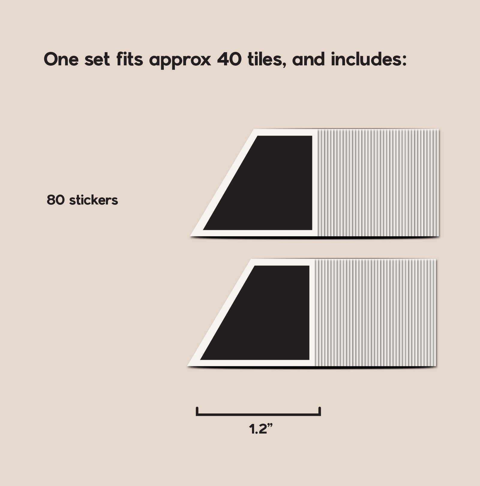 Nordic Tiles DIY Plate Sticker Decoration