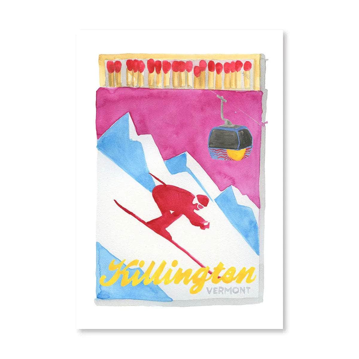 Killington Matchbook Print