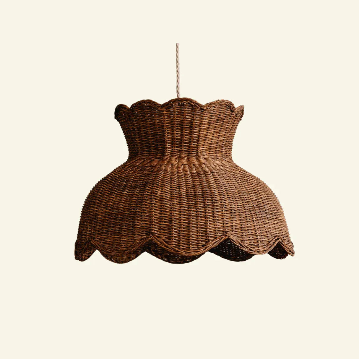 Anar Rattan Pendant Shade (Large Teak)