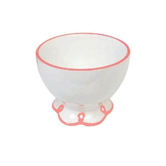 Pretty In Pink Scalloped Bowls | Set of 4