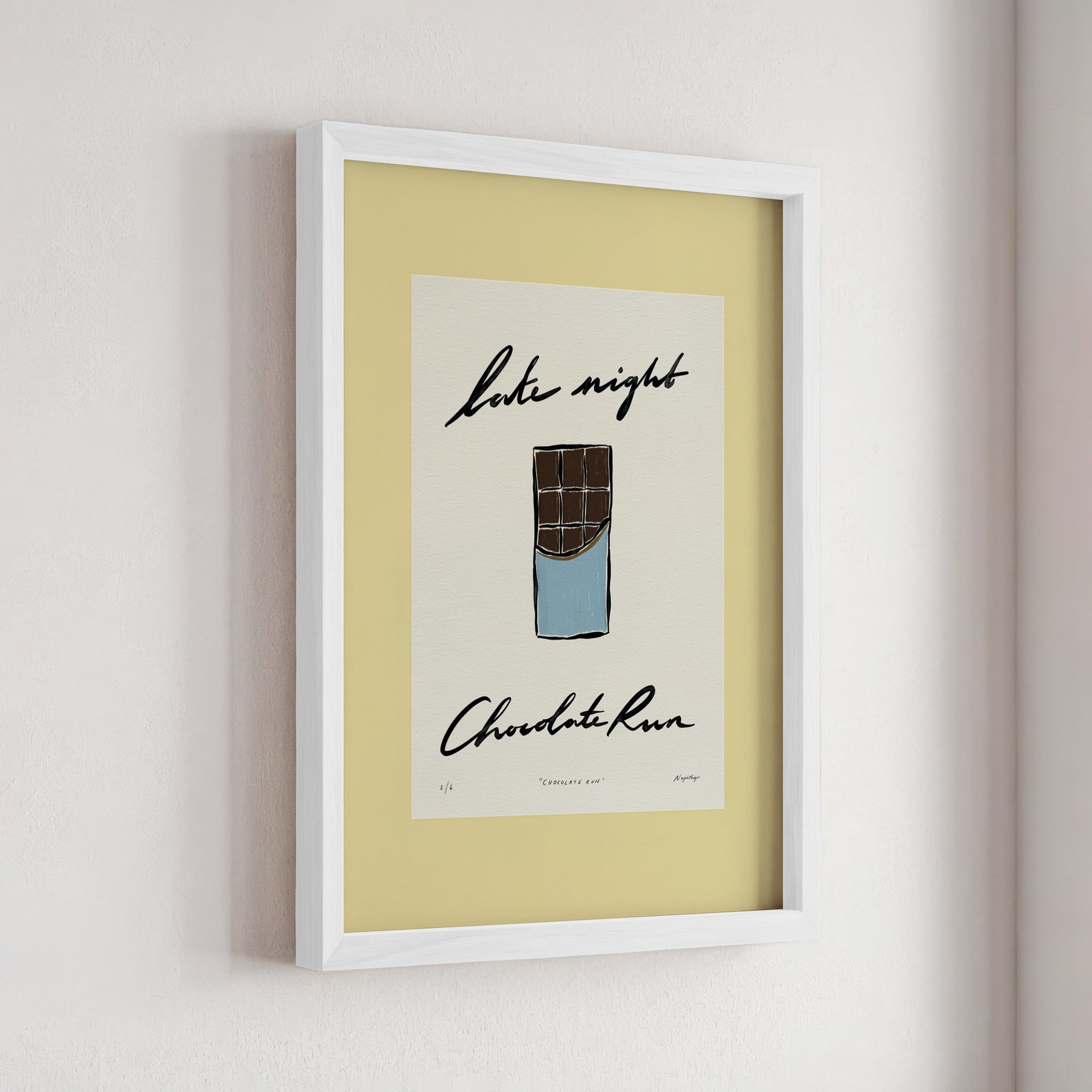 Late Night Chocolate Run Print