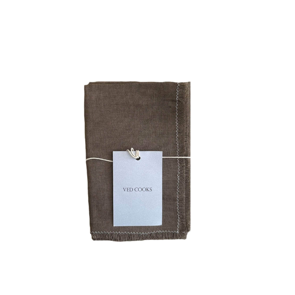 Naturally Dyed Avocado Stone & Iron Placemats - Set of Two