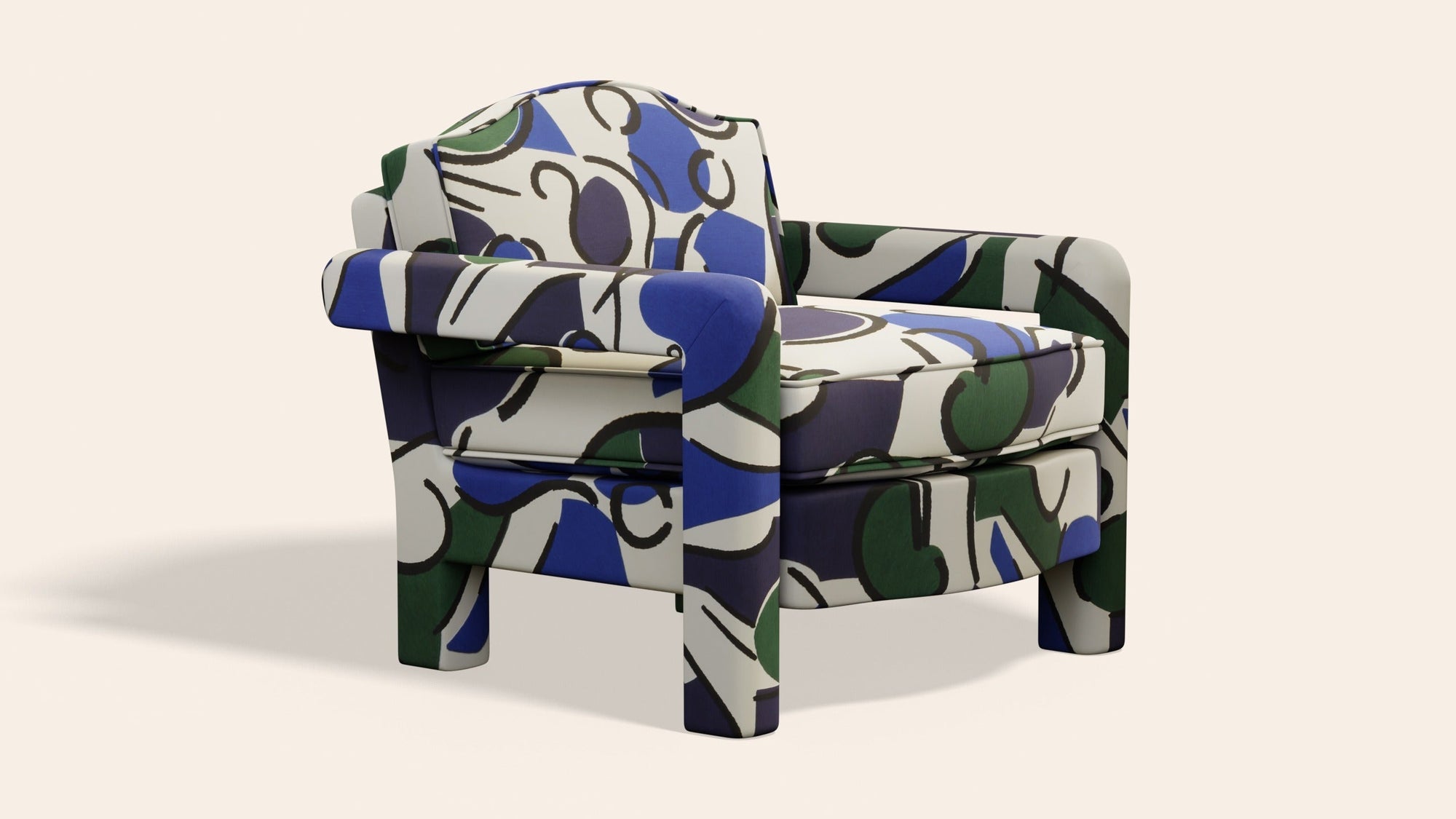 Elio Armchair, Seaweed