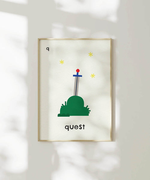 Q for Quest Print