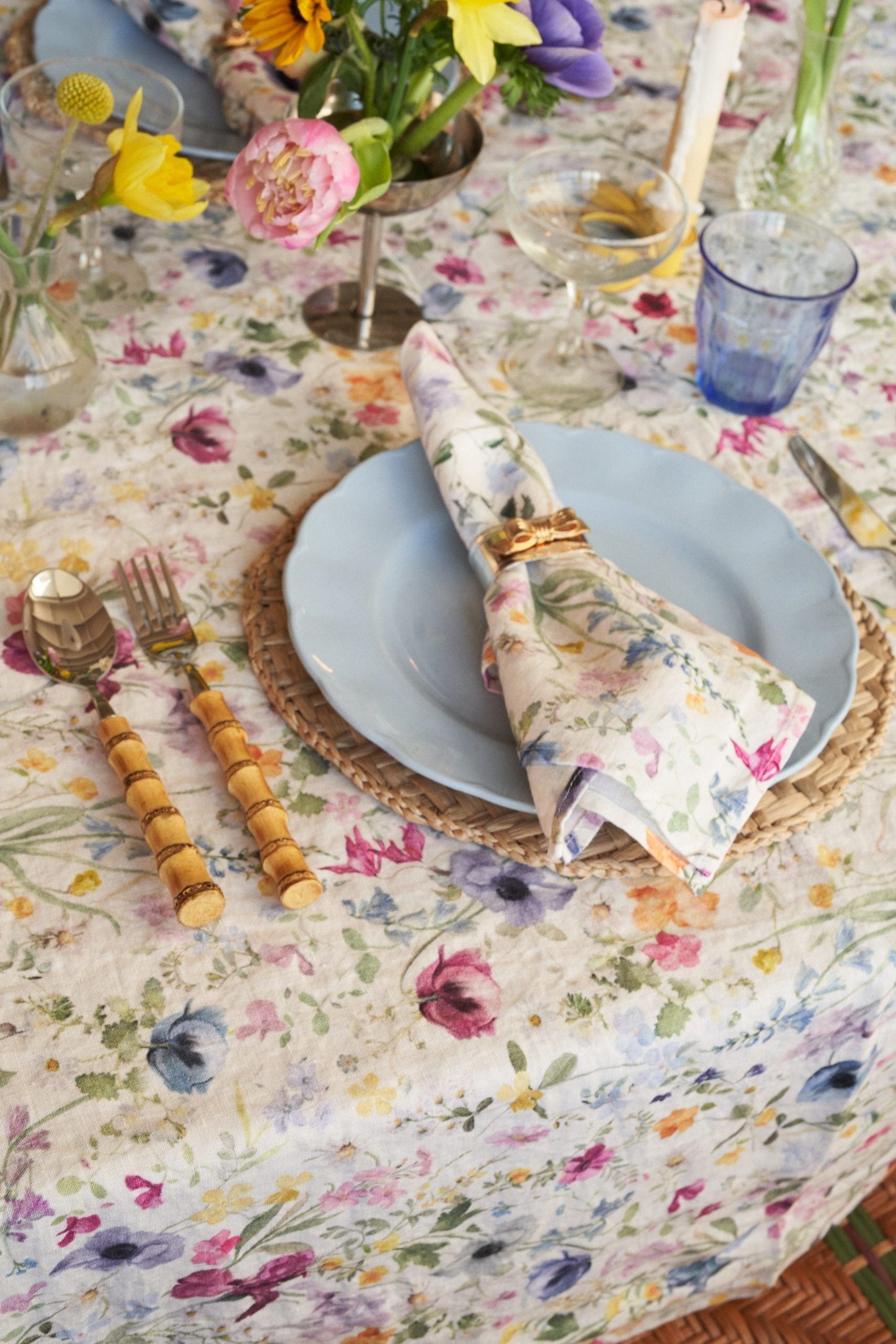 Spring Carpet Linen Napkin