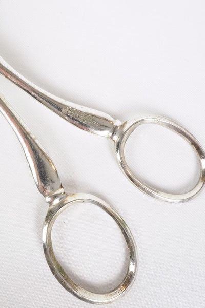 Silver Plate Hinged Salad Servers