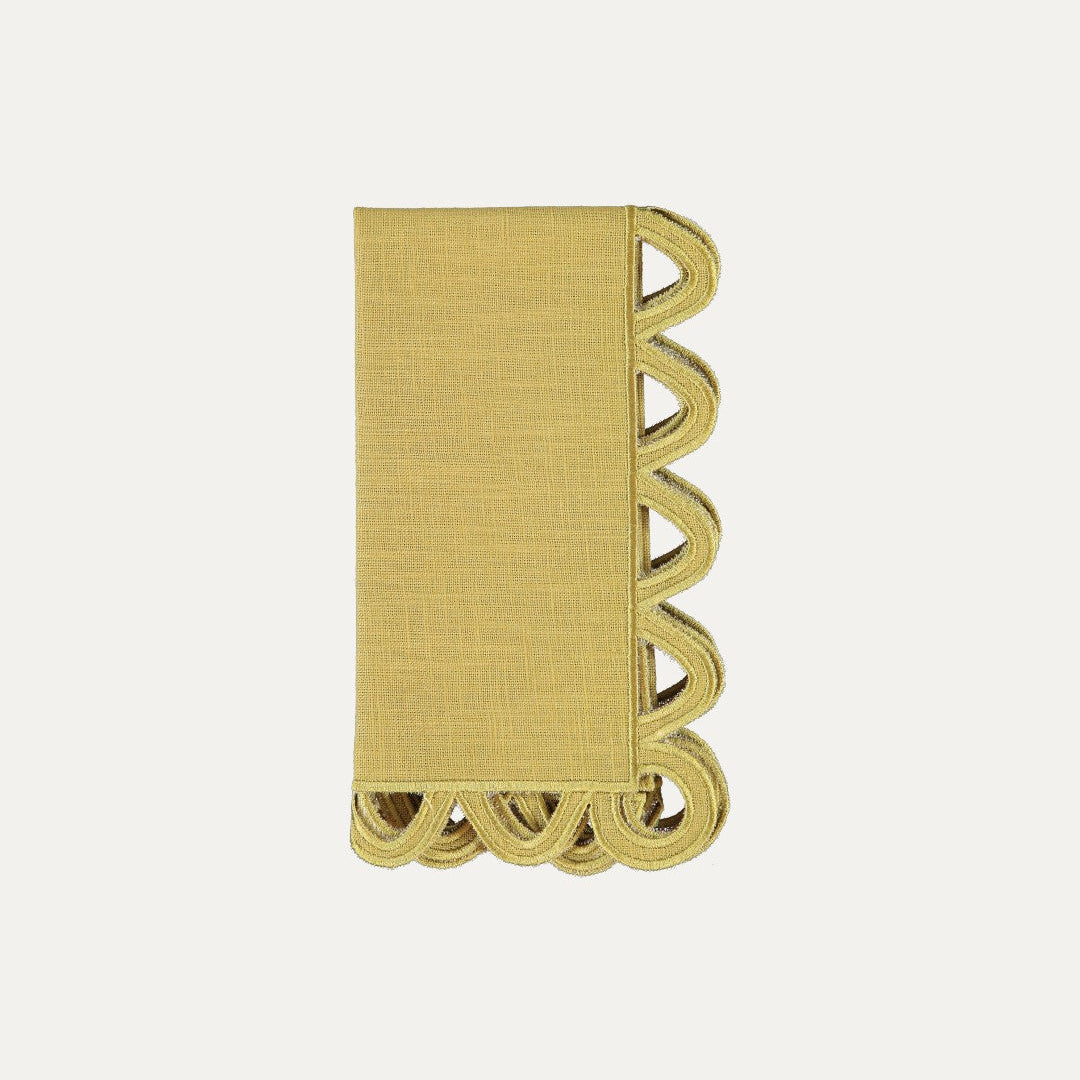 Halo Napkin, Green on Green