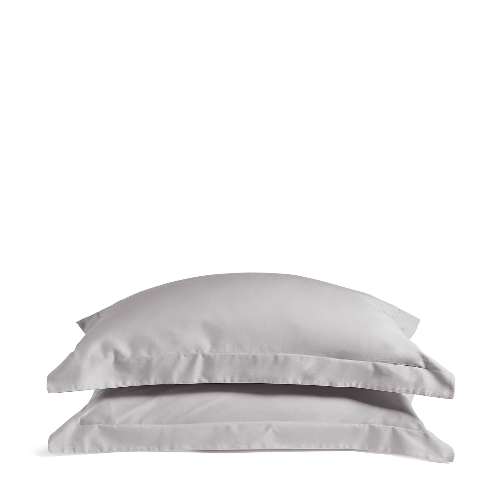 Luxury Organic Dove Grey Edged Pillowcases