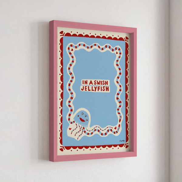 In a Swish Jellyfish Print