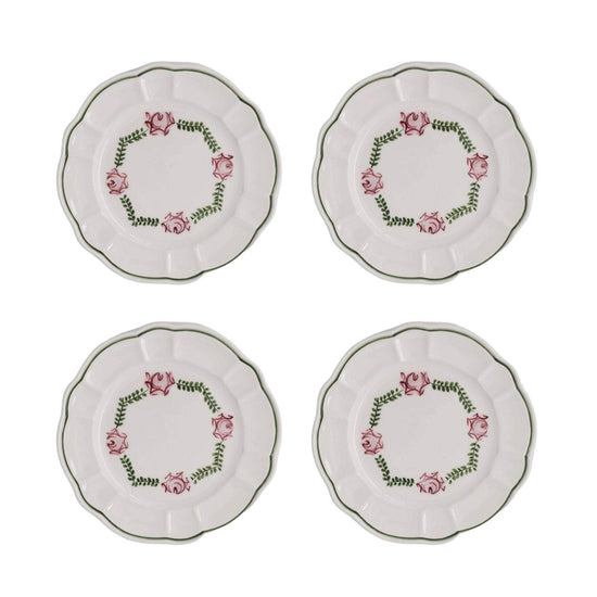 Eden Side Plate, Green, Set Of 4