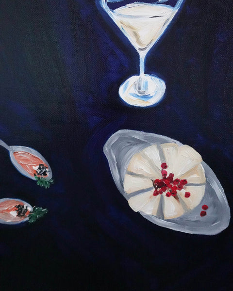 Food Brings People Together Painting
