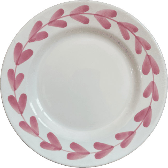 Cesare Plate Pink - 25cm