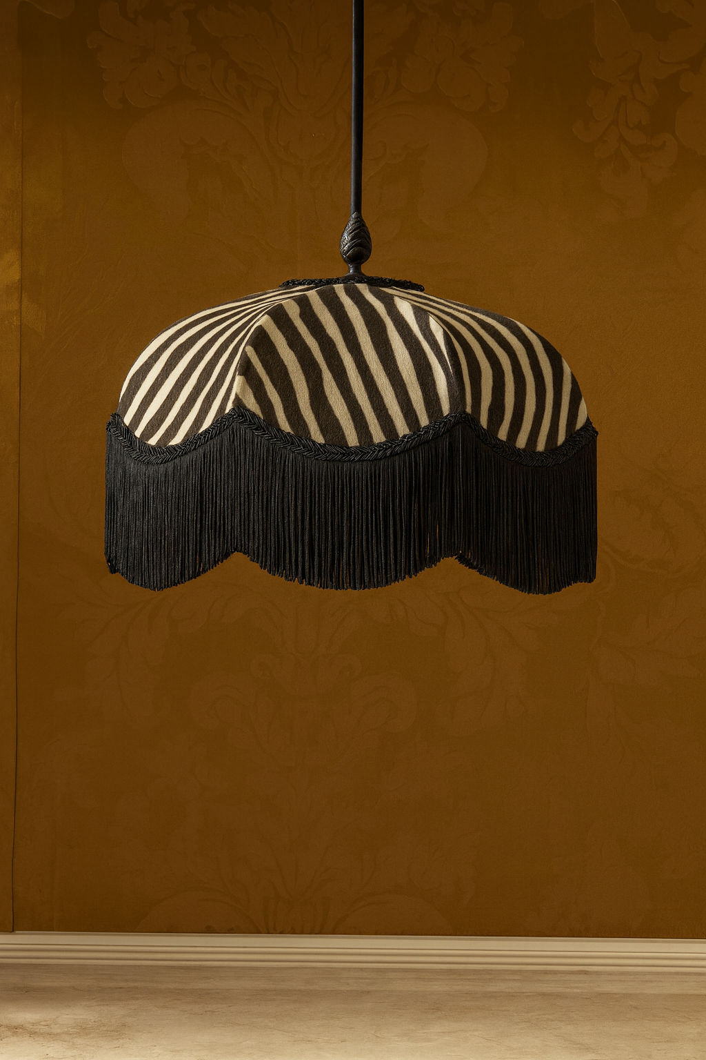 The Black Zebra Lampshade