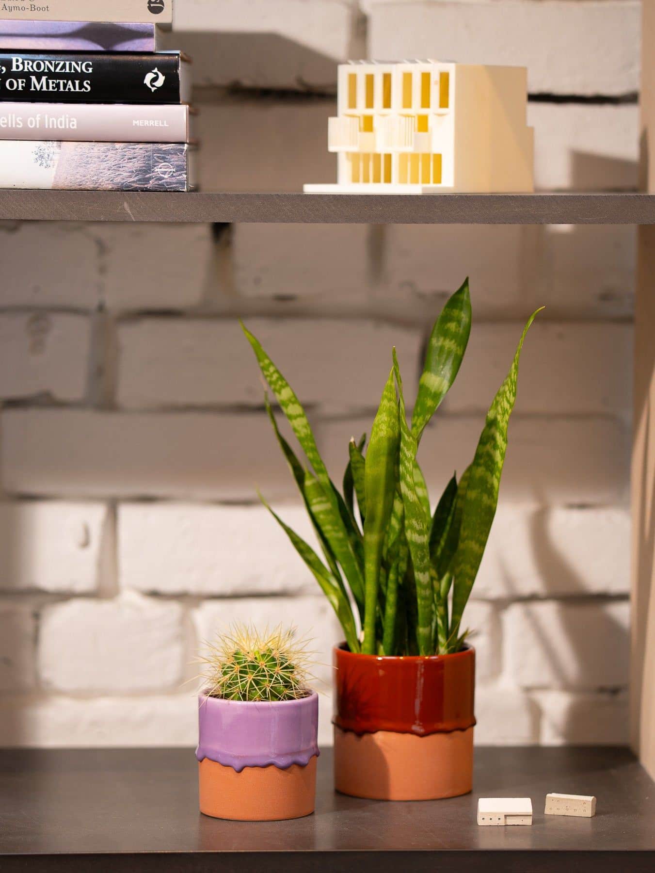 Drip Ceramic Planter Small - Lilac T