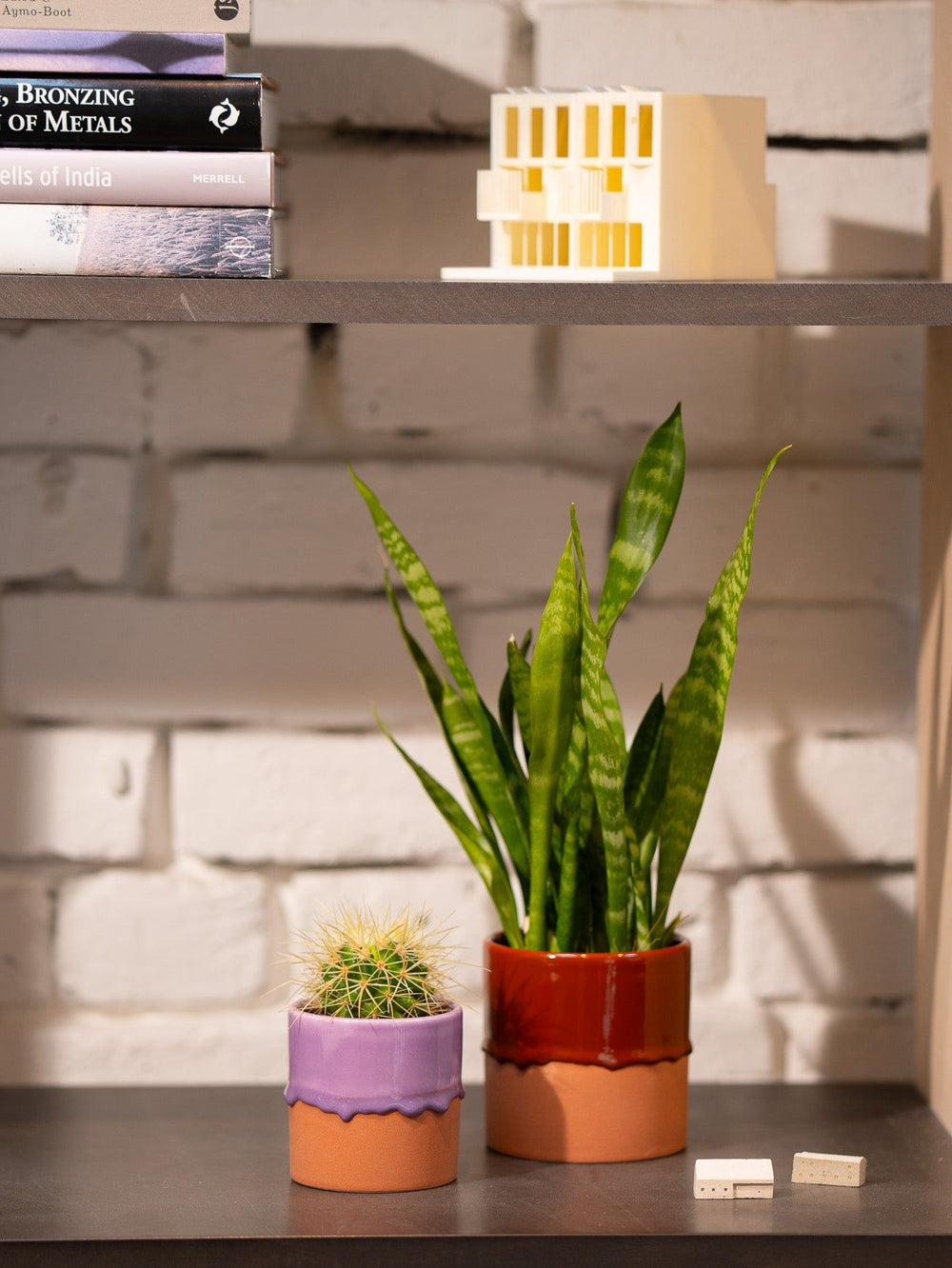 Drip Ceramic Planter Small - Lilac T