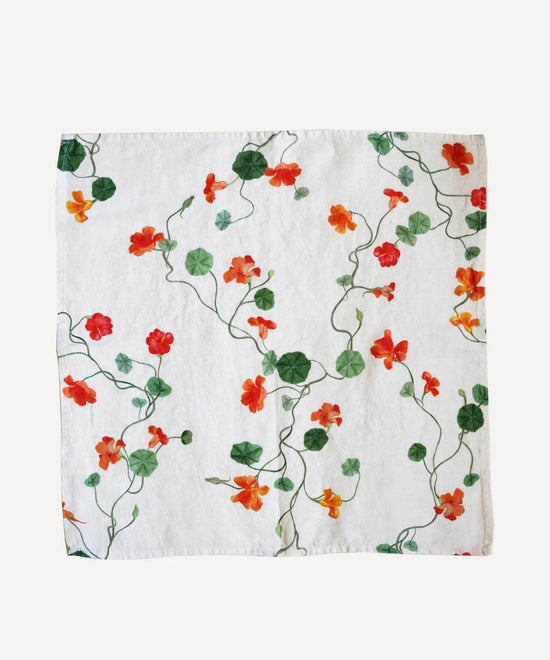 Nasturtium Linen Napkin