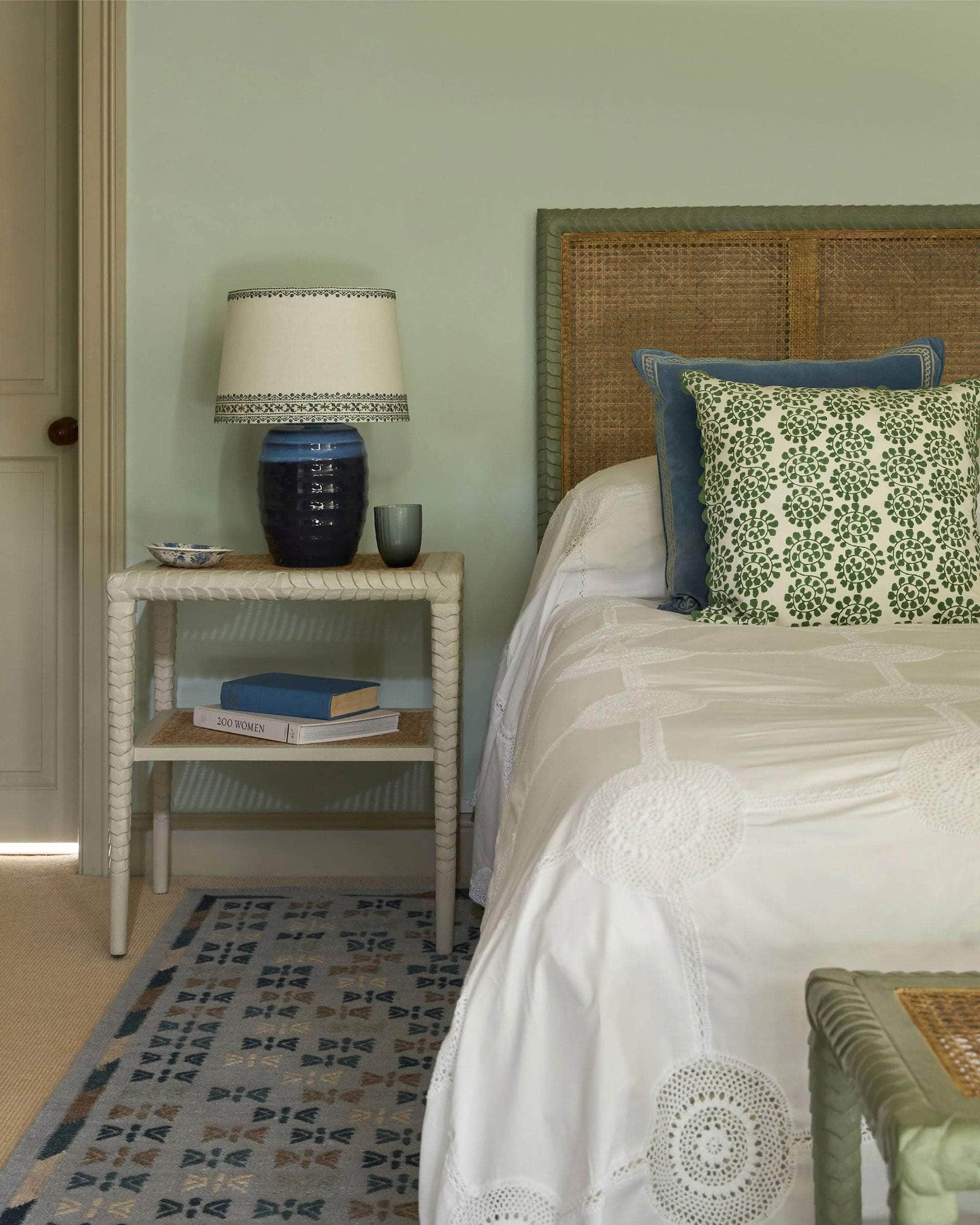 Pavilion Wooden Super King Headboard - Green