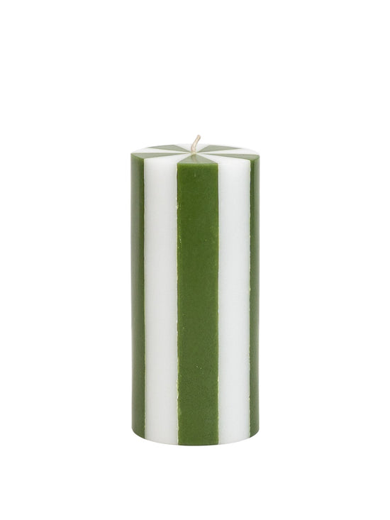 Stripe Pillar Candles M