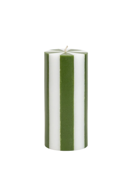 Stripe Pillar Candles M