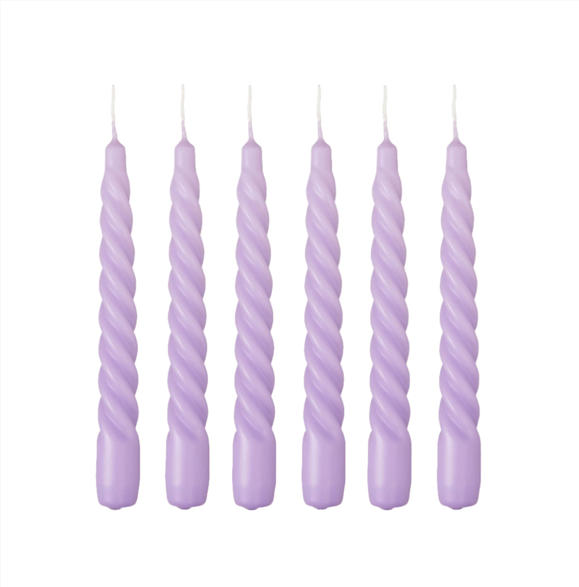 Twist Candle - Lilac