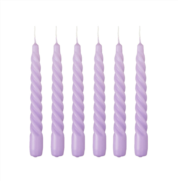 Twist Candle - Lilac